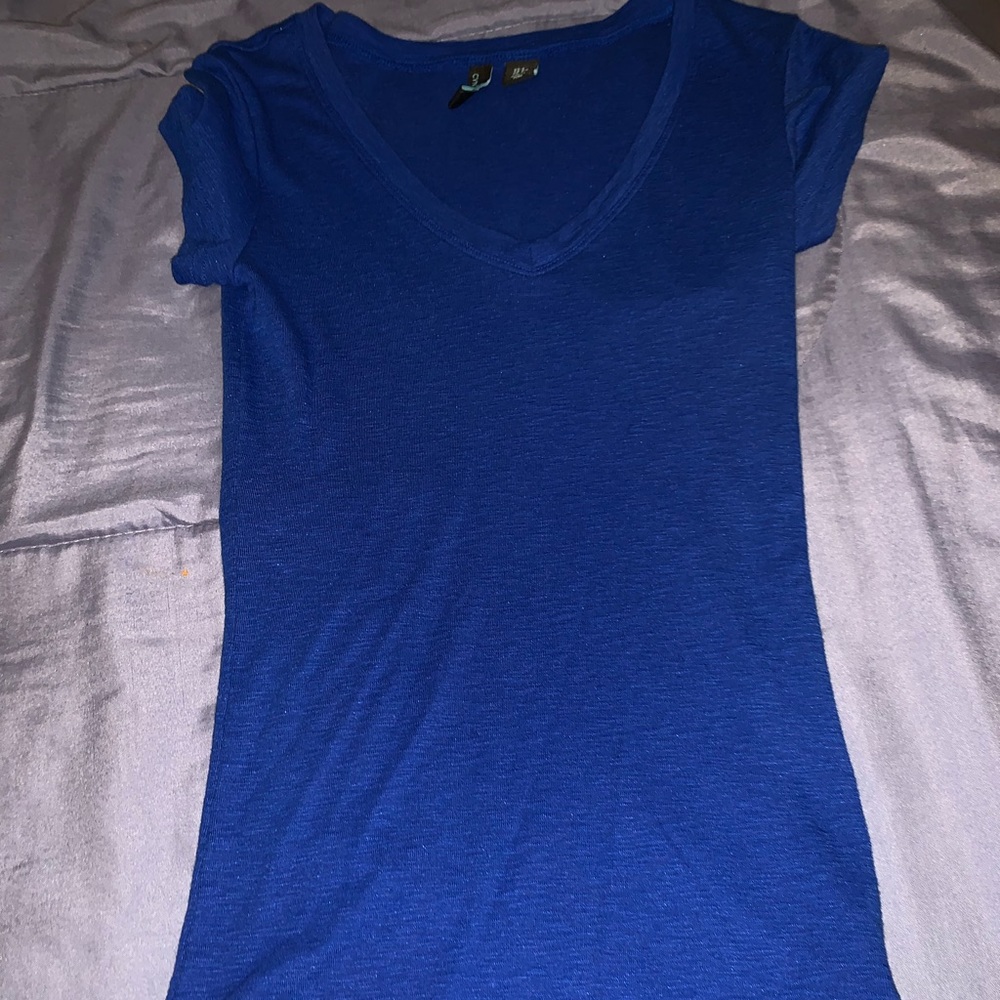 V cut tee shirt